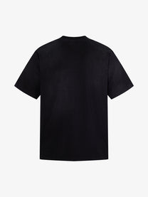AW SPIKY HEAD | Crest Print Pocket T-Shirt in Black - back view