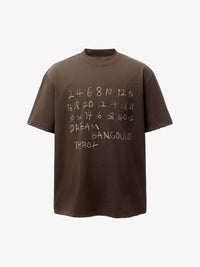 BANG OU LUO | Handwritten Number T-Shirt