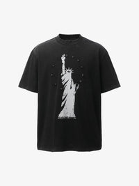 BANG OU LUO | Statue with Star Studs T-Shirt