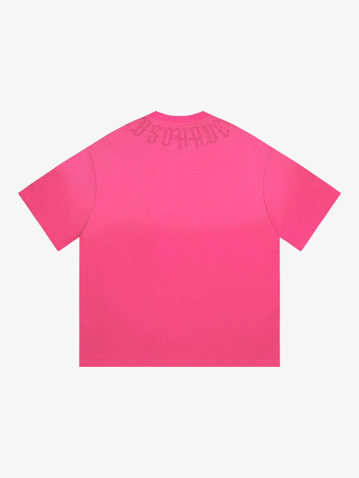 BE FEARLESS | Faded Gothic Lettering T-Shirt in Pink - back view