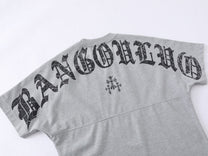 BANG OU LUO | Distressed Gothic Lettering T-Shirt - product detail