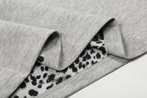 BLACK ENERGY | Leopard-Trim Half-Zip Polo Shirt - product detail