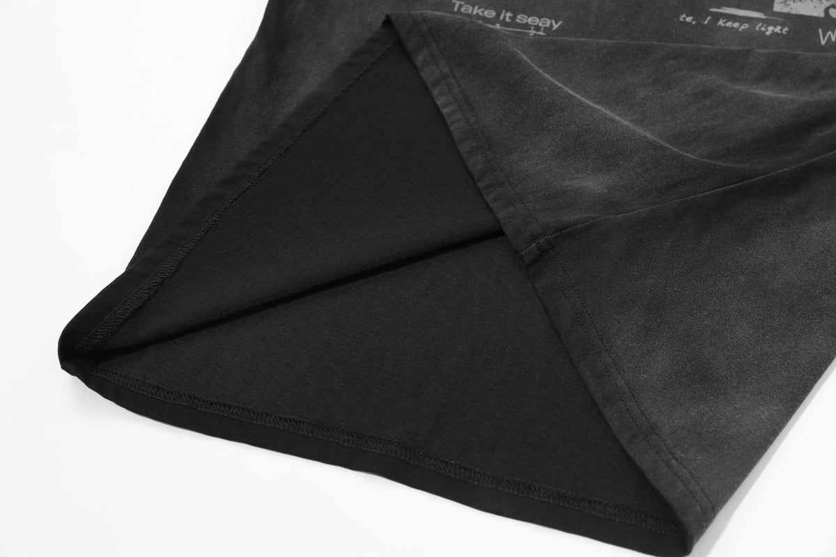 CHANYOOU | Don't Hate Me Washed T-Shirt - product detail