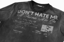 CHANYOOU | Don't Hate Me Washed T-Shirt - product detail