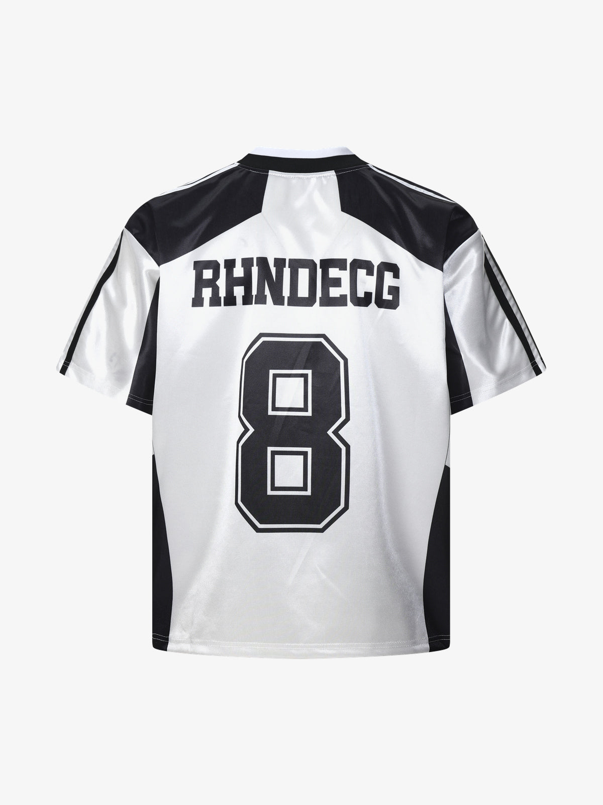 CHAOGU | Number 8 Panel Jersey in White - back view