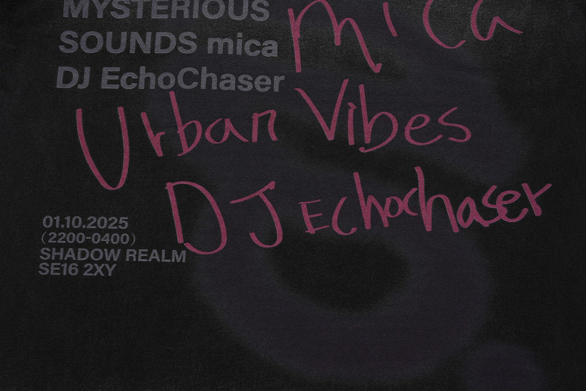CHEALES | Graffiti Text Washed T-Shirt - product detail
