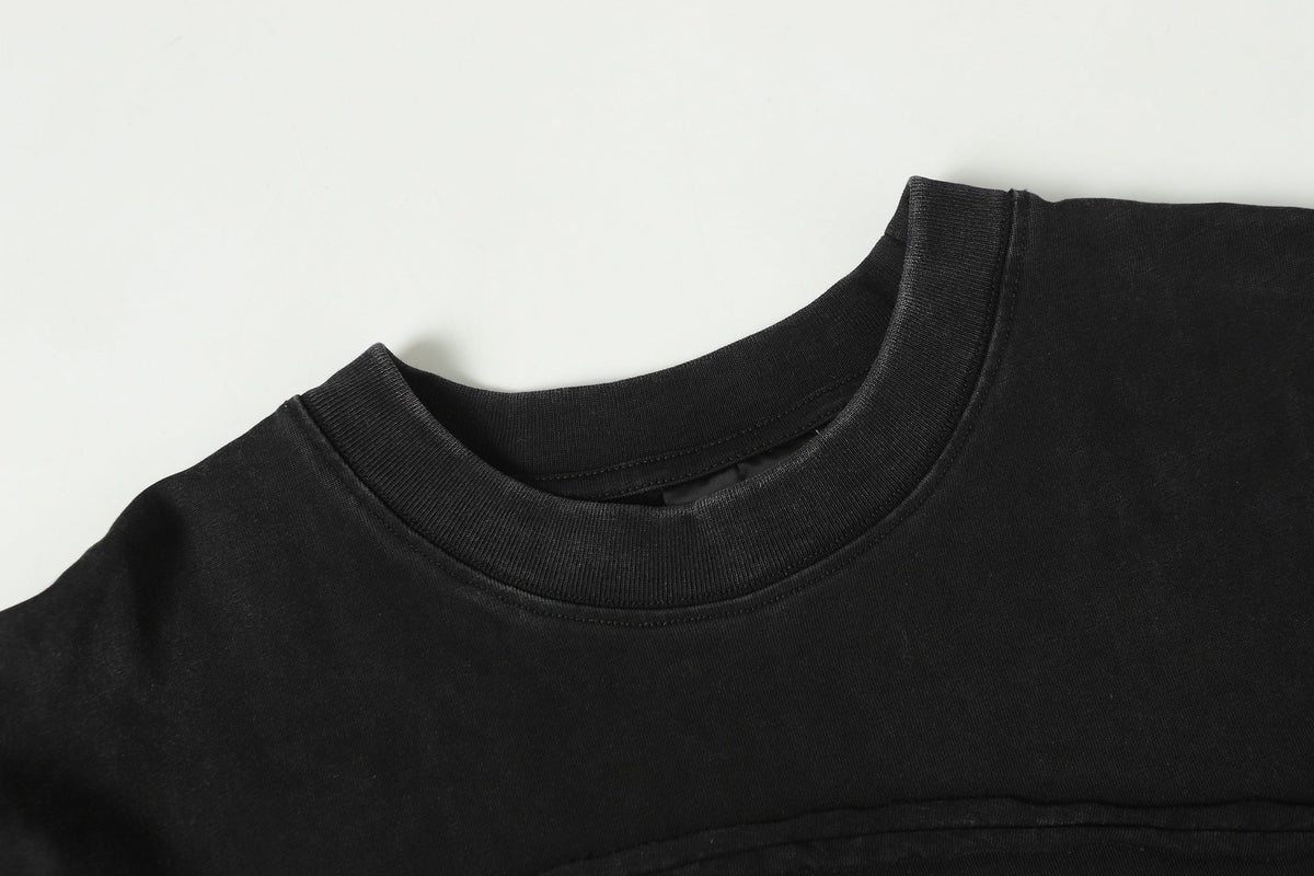 EXTREME CAUSE | Asymmetric Raw-Edge Panel T-Shirt - product detail