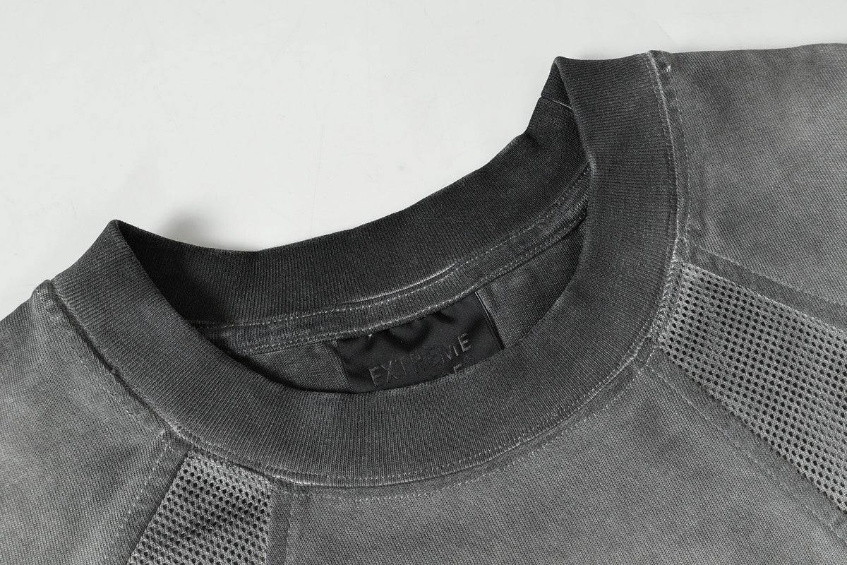 EXTREME CAUSE | Mesh-Panel Raglan T-Shirt - product detail