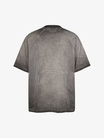 EXTREME CAUSE | Mesh-Panel Raglan T-Shirt in Brown - back view