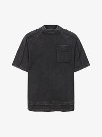 EXTREME CAUSE | Raw-Edge Pocket Raglan T-Shirt