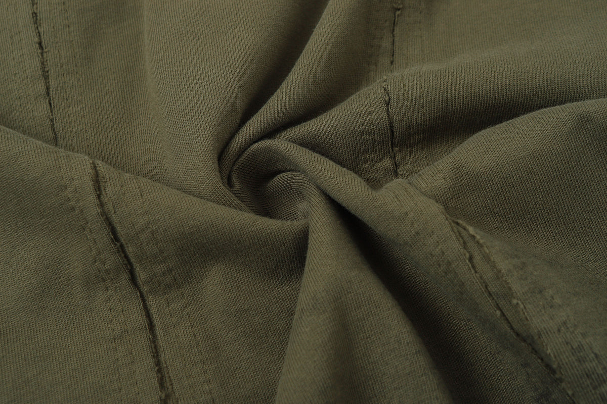 EXTREME CAUSE | Vertical-Panel Raw-Hem T-Shirt - product detail