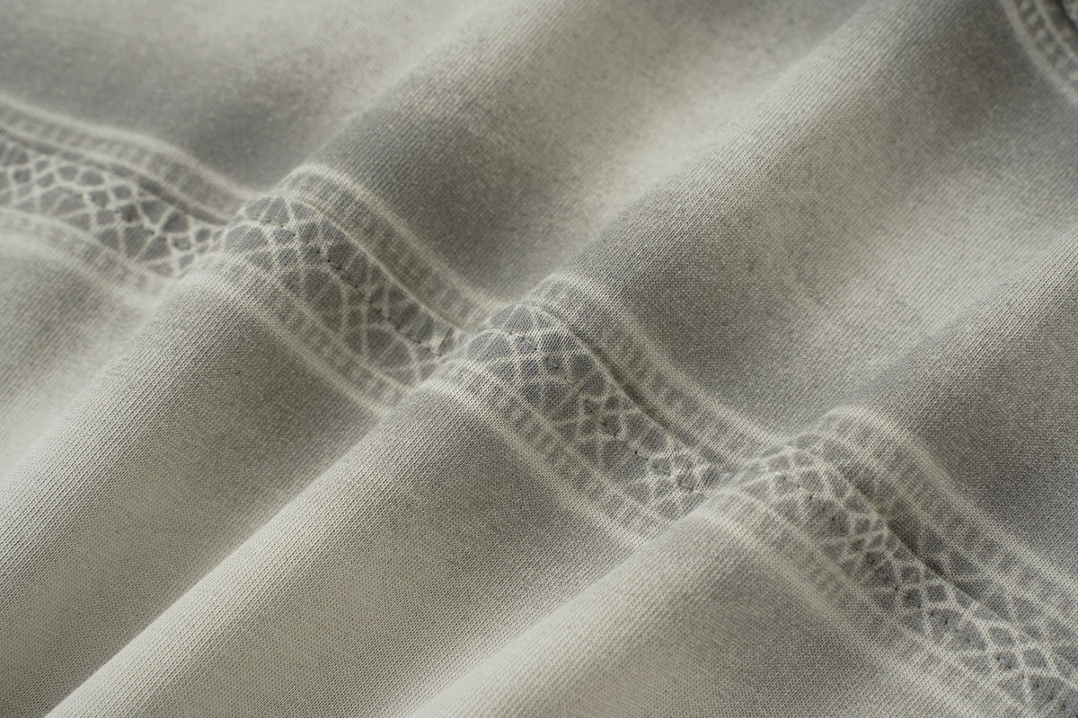 EXTREME CAUSE | Decorative-Stitch Stripe Washed T-Shirt - product detail