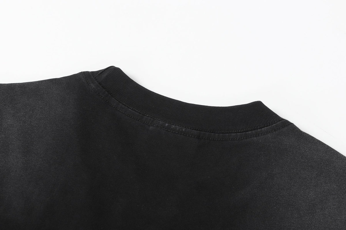 EXTREME CAUSE | Curved Contrast-Panel T-Shirt - product detail