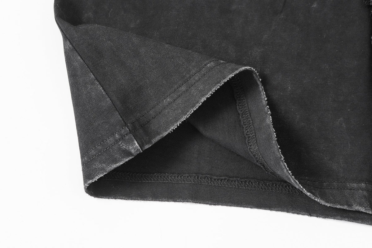 EXTREME CAUSE | Raw-Edge Cross-Appliqué T-Shirt - product detail