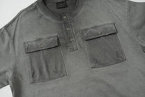 EXTREME CAUSE | Double-Pocket Henley T-Shirt - product detail
