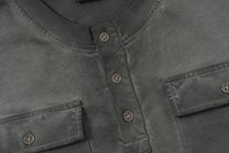 EXTREME CAUSE | Double-Pocket Henley T-Shirt - product detail