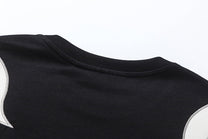 EVOLVEMENT | Contrast Flame-Panel T-Shirt - product detail