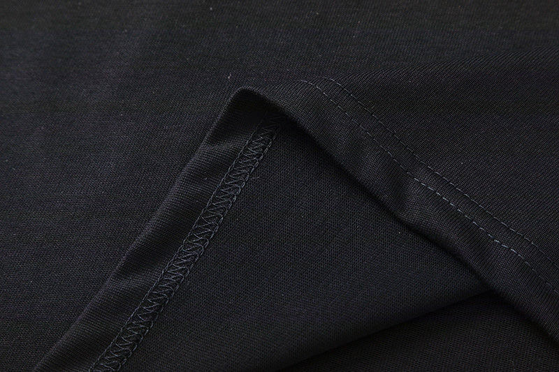 EVOLVEMENT | Contrast Flame-Panel T-Shirt - product detail