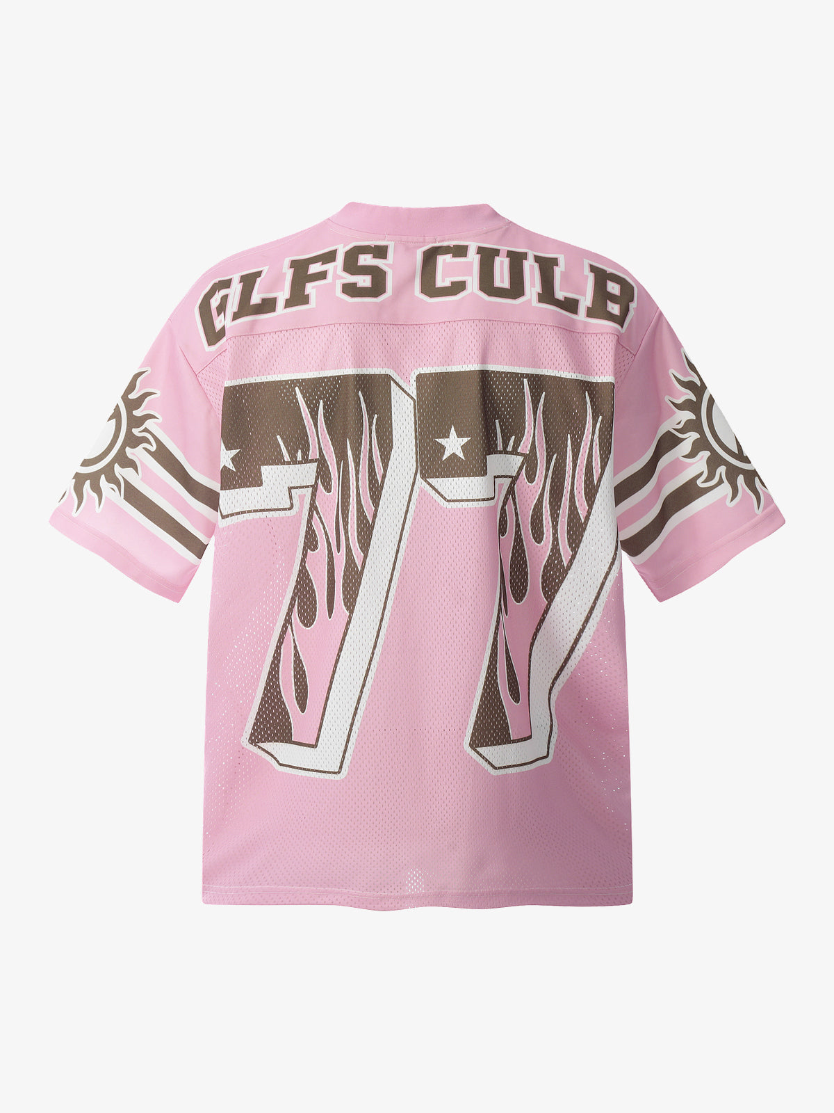 GLFS | Flame 77 Graphic Jersey in Pink - back view