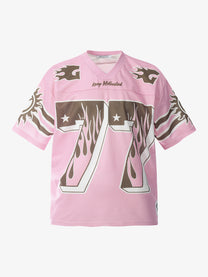 GLFS | Flame 77 Graphic Jersey in Pink - front view