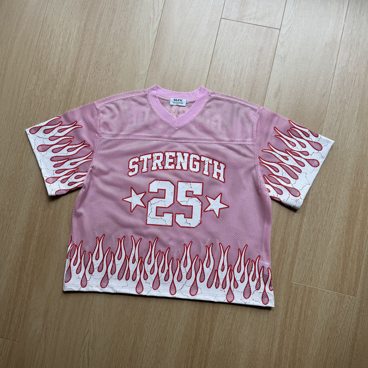 GLFS | Flame 25 V-Neck Jersey T-Shirt - product detail