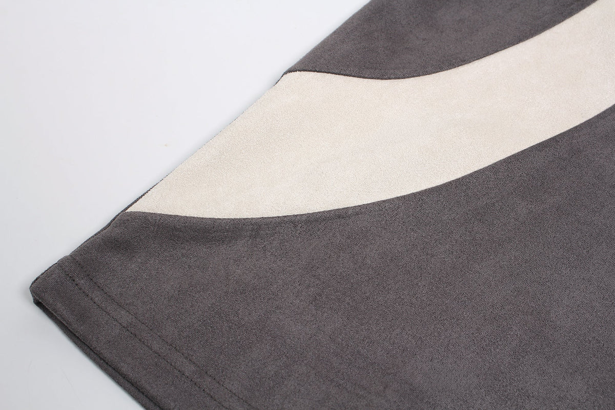 GLFS | Curved Contrast-Panel T-Shirt - product detail