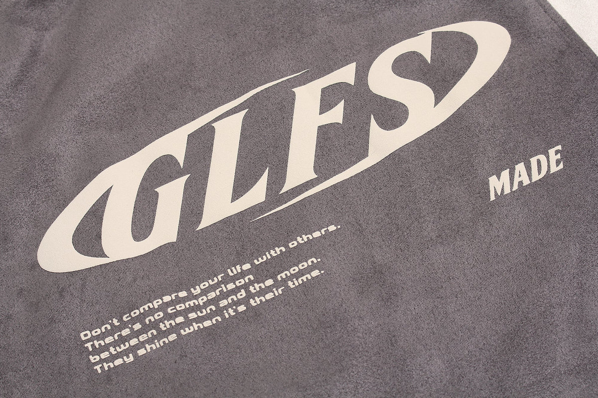 GLFS | Curved Contrast-Panel T-Shirt - product detail
