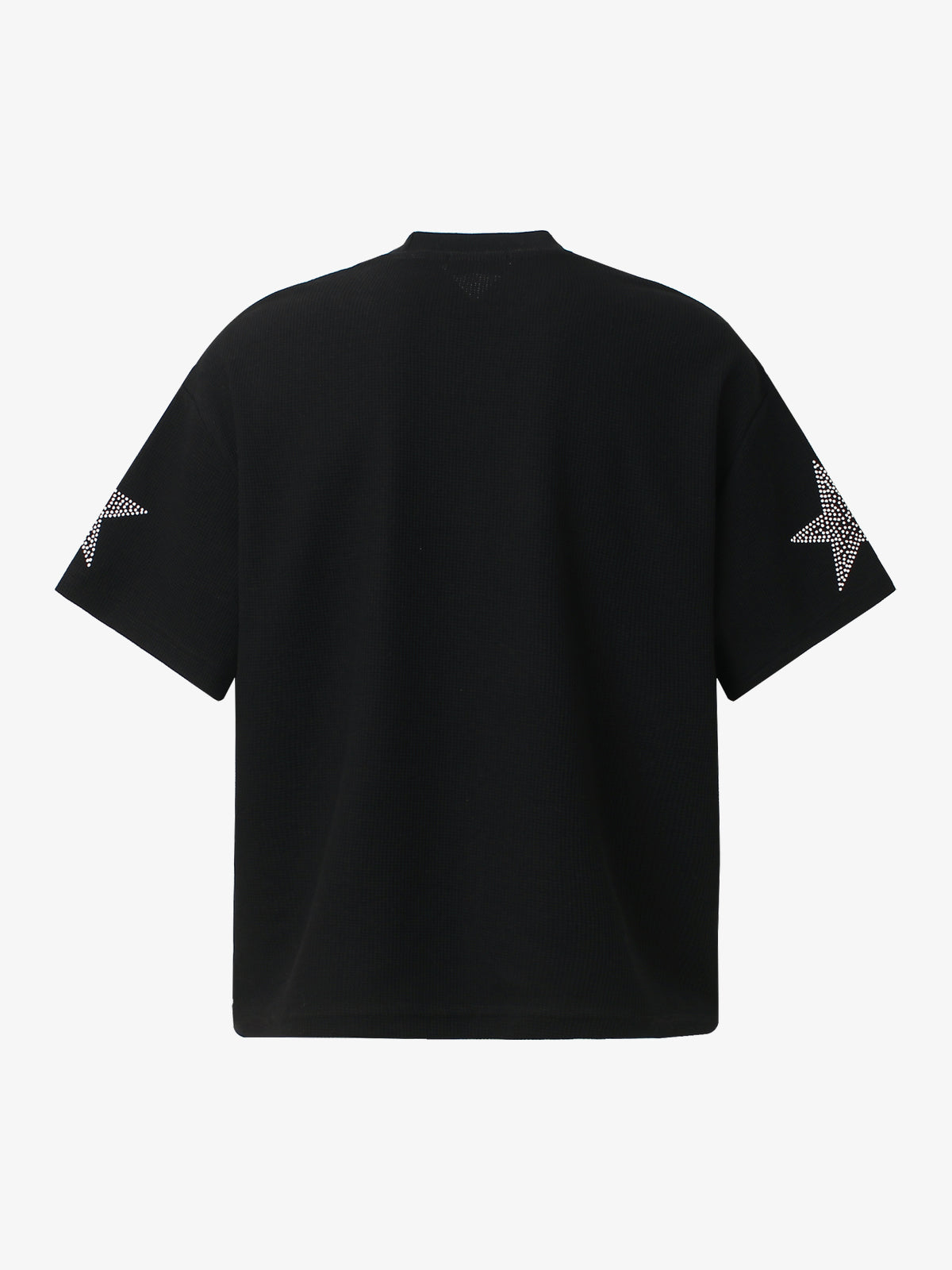 GLFS | Rhinestone Tiger Graphic Relaxed-Fit T-Shirt in Black - back view