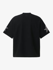 GLFS | Rhinestone Tiger Graphic Relaxed-Fit T-Shirt in Black - back view
