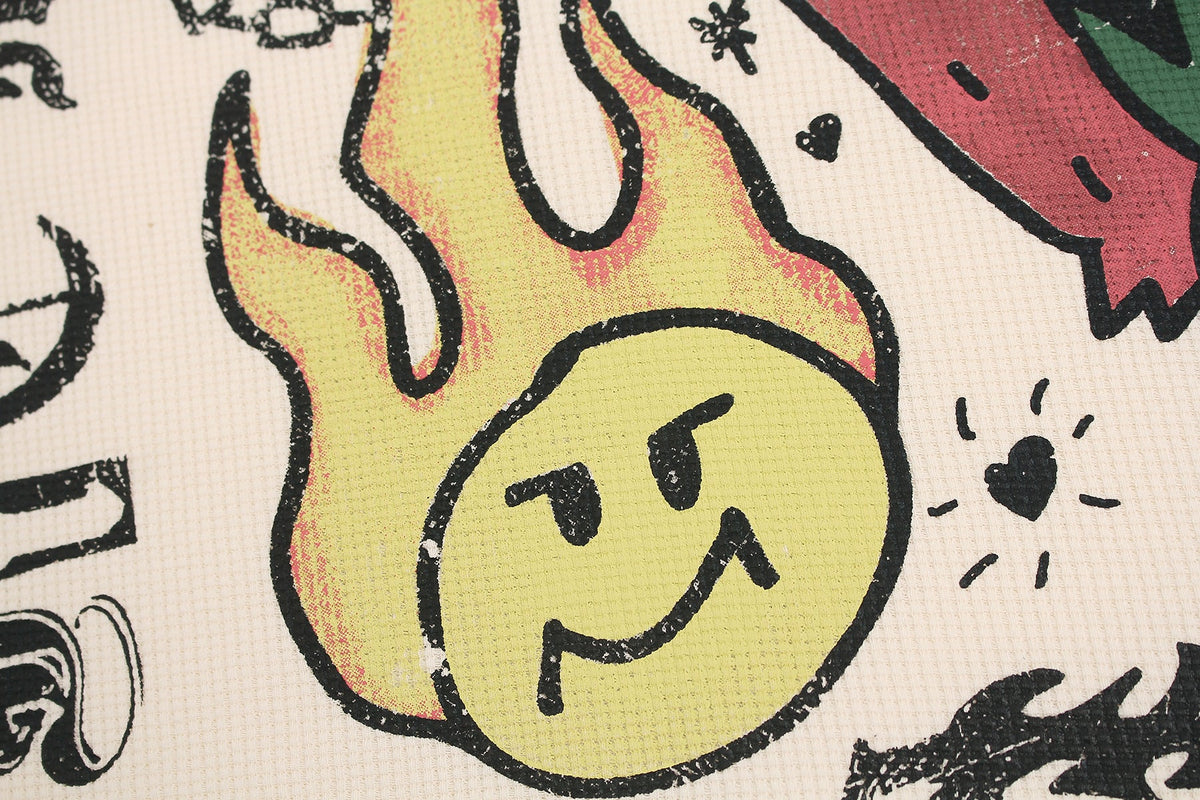 GLFS | Graffiti Devil Graphic Oversized T-Shirt - product detail