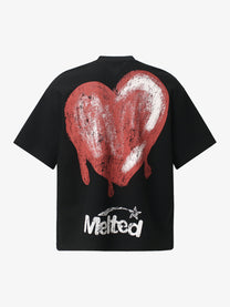 GLFS | Rib Cage Heart Graphic T-Shirt in Black - back view