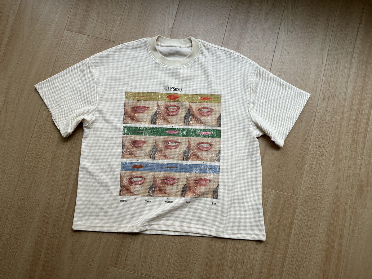 GLFS | Pop Art Lips Collage T-Shirt - product detail
