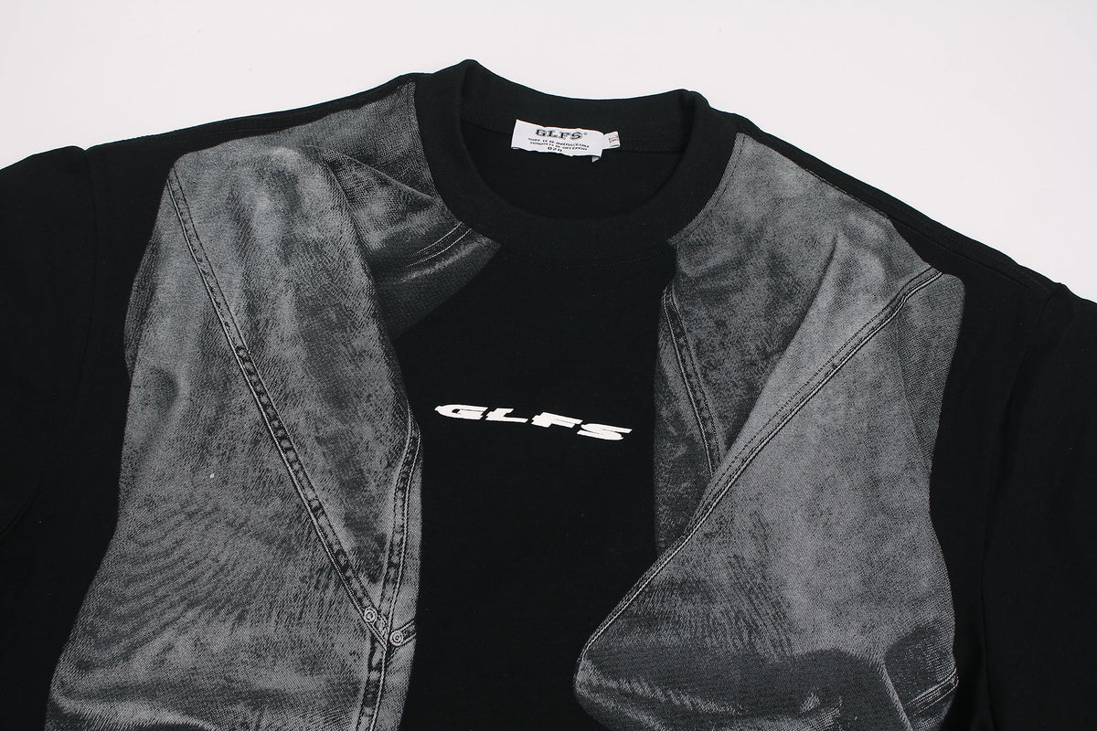 GLFS | Trompe L'Oeil Outfit Graphic T-Shirt - product detail