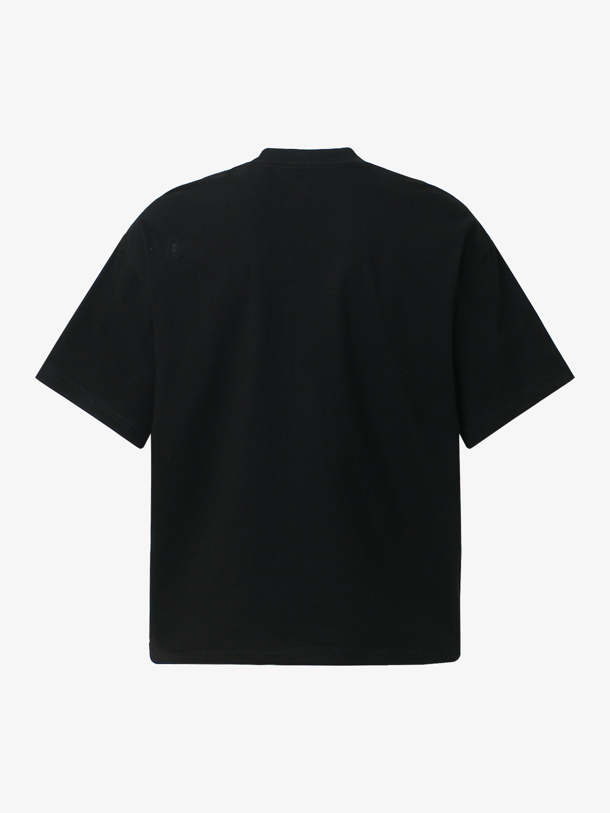 GLFS | Trompe L'Oeil Outfit Graphic T-Shirt in Black - back view