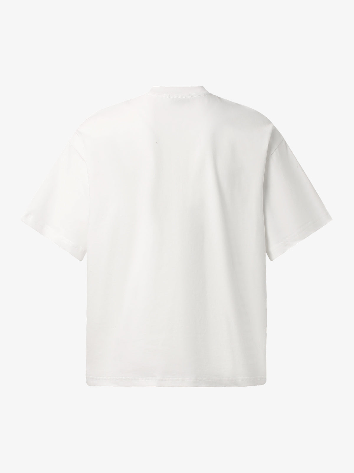 GLFS | Trompe L'Oeil Outfit Graphic T-Shirt in White - back view