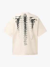 GLFS | X-Ray Skeleton Graphic T-Shirt in Beige - back view