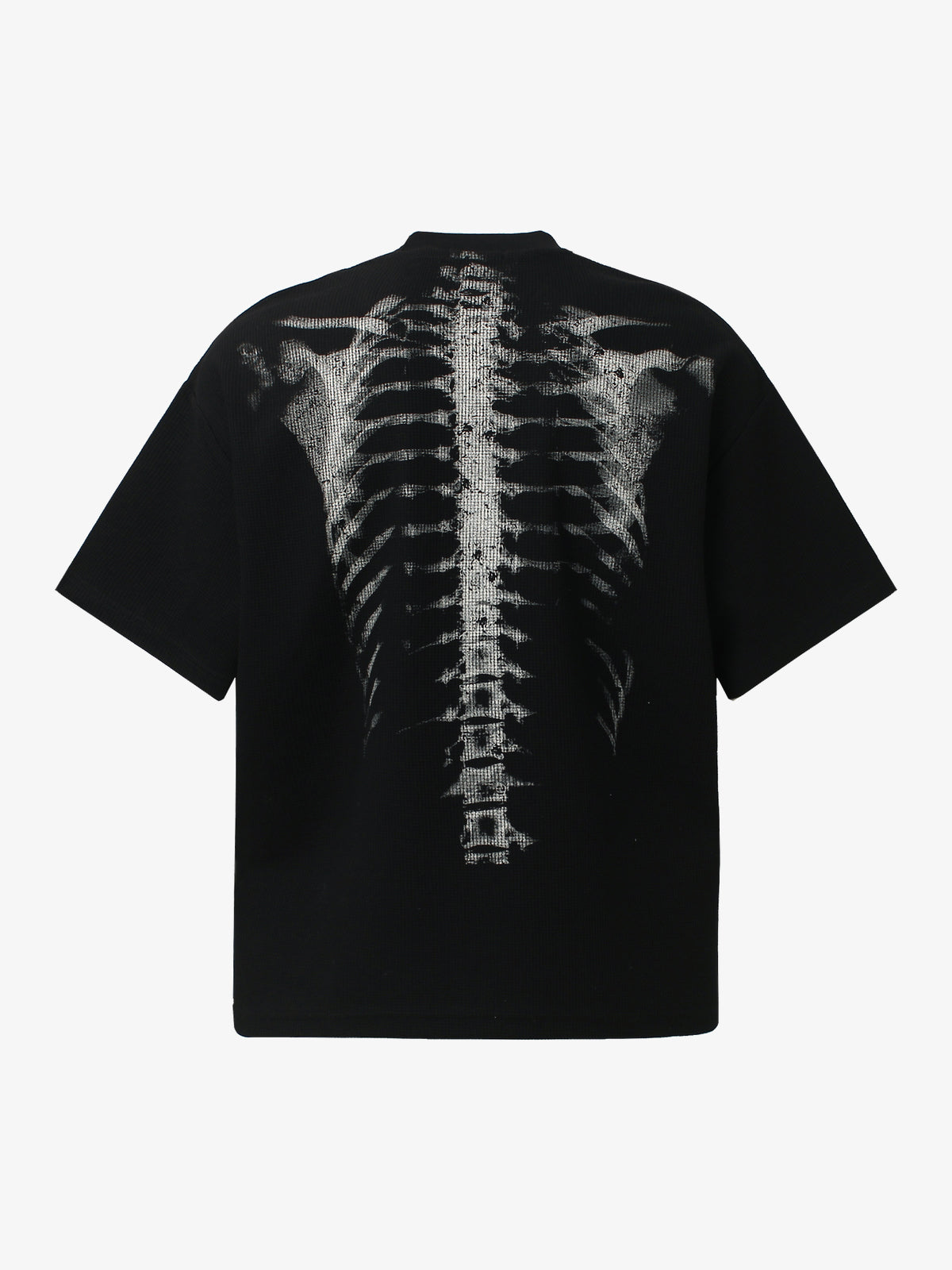 GLFS | X-Ray Skeleton Graphic T-Shirt in Black - back view