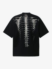 GLFS | X-Ray Skeleton Graphic T-Shirt in Black - back view