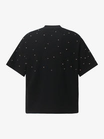 GLFS | Studded Grillz Graphic Relaxed-Fit T-Shirt in Black - back view