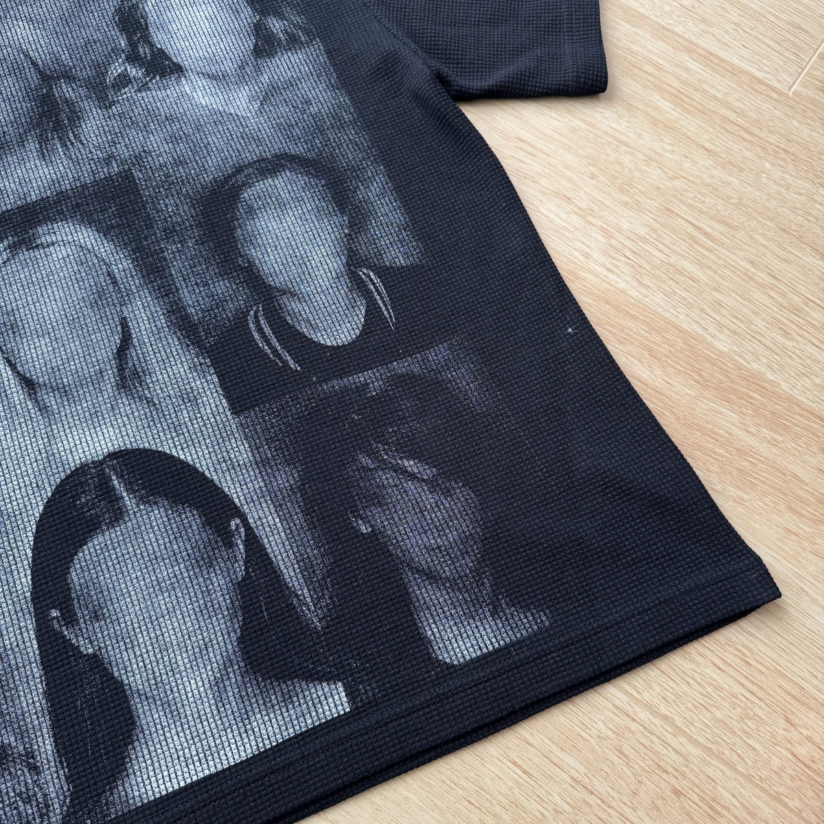 GLFS | Studded Faceless Portrait Graphic T-Shirt - design detail