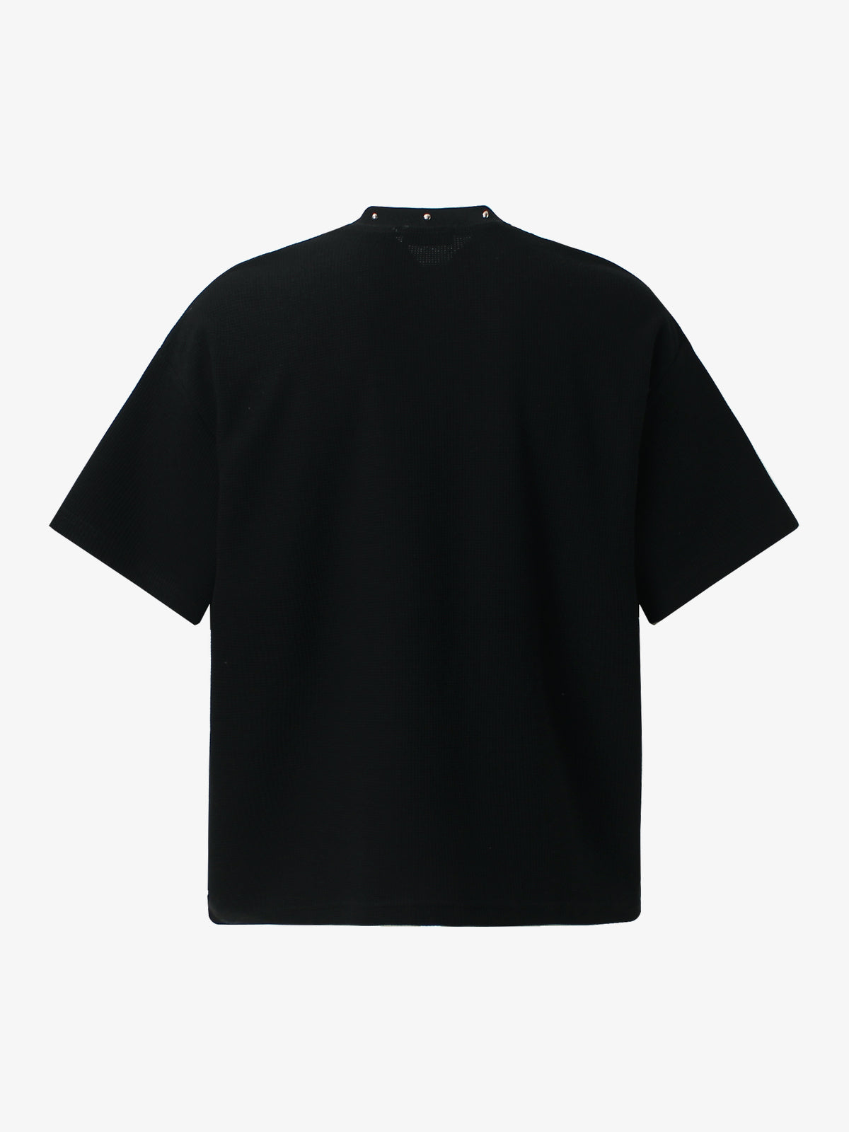 GLFS | Studded Faceless Portrait Graphic T-Shirt in Black - back view