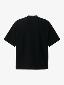 GLFS | Studded Faceless Portrait Graphic T-Shirt in Black - back view