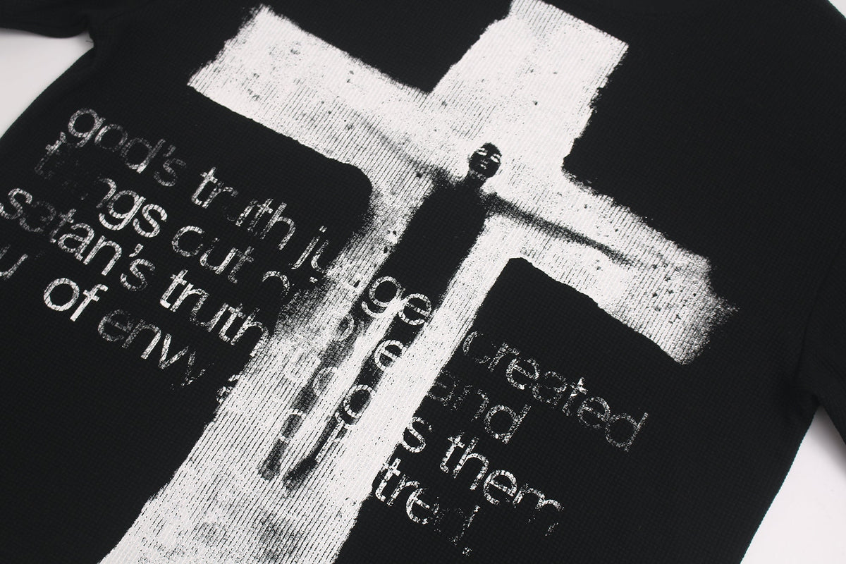 GLFS | Studded Cross Graphic Relaxed-Fit T-Shirt - product detail