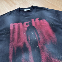 GLFS | Blurred Figure Graphic Relaxed-Fit T-Shirt - design detail