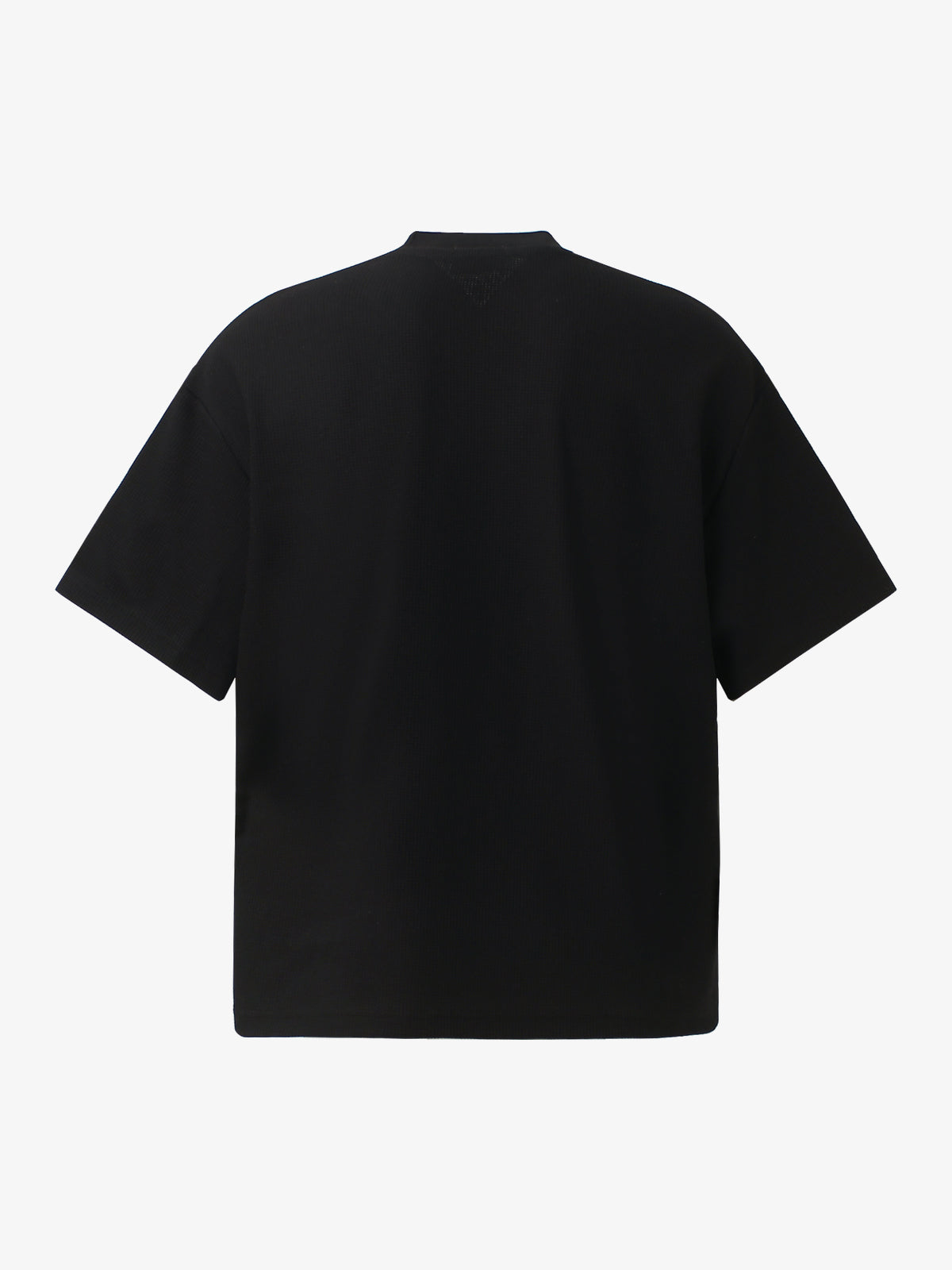 GLFS | Nail-Pierced Rib Cage Raglan T-Shirt in Black - back view