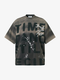 GLFS | Gradient Ink-Splash Lettering T-Shirt