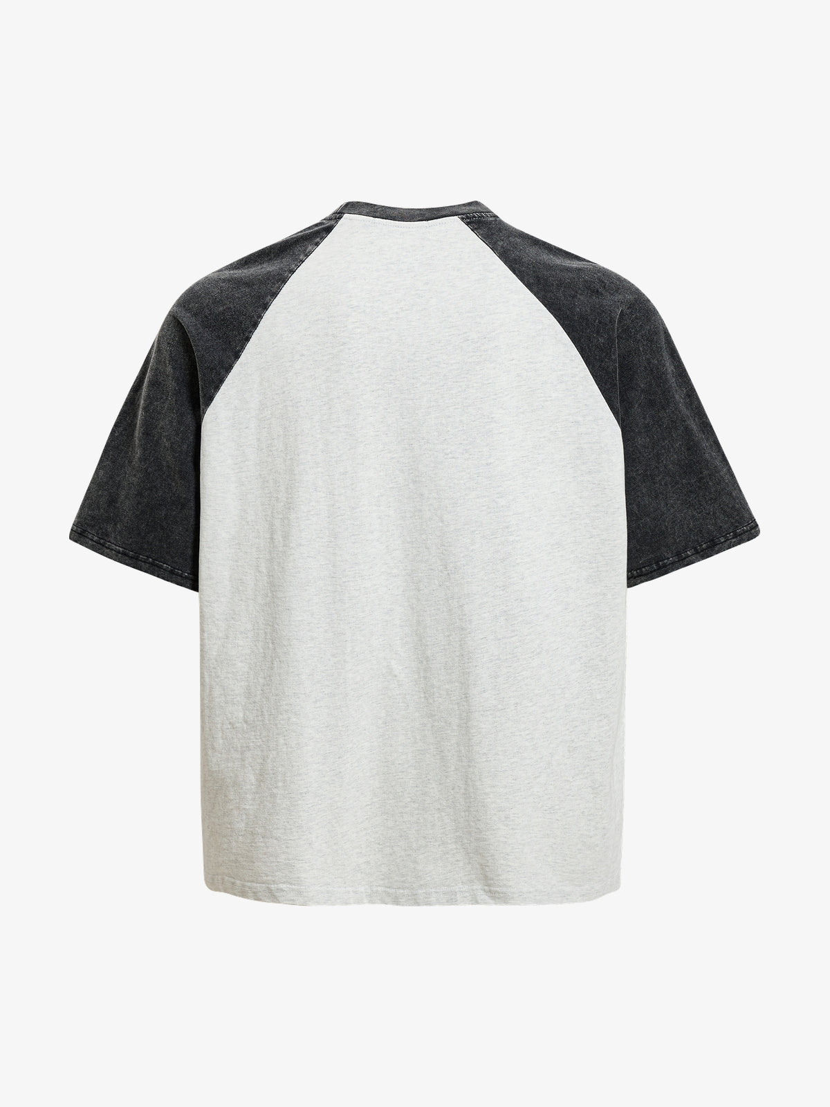 INSERROR MAFA | Number 8 Patchwork Jersey in Light Gray - back view