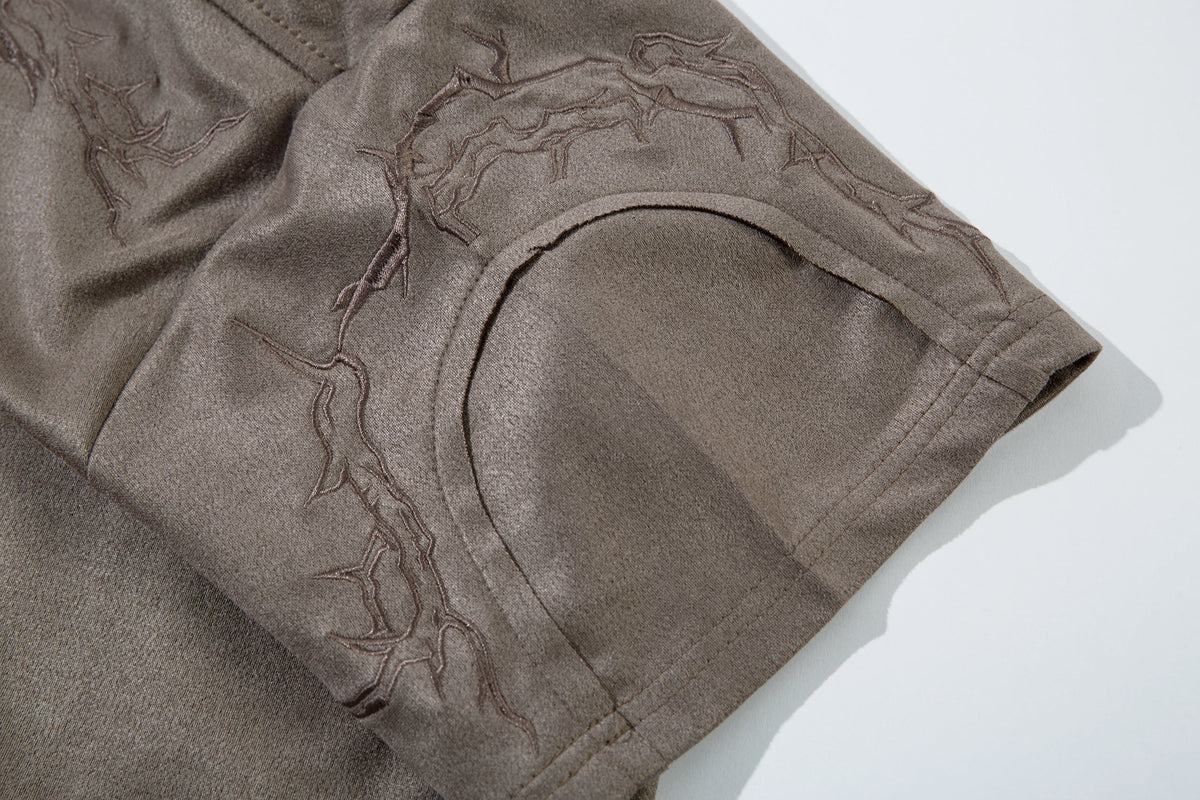 JKPTWSO | Embroidered Thorn-Frame T-Shirt - product detail