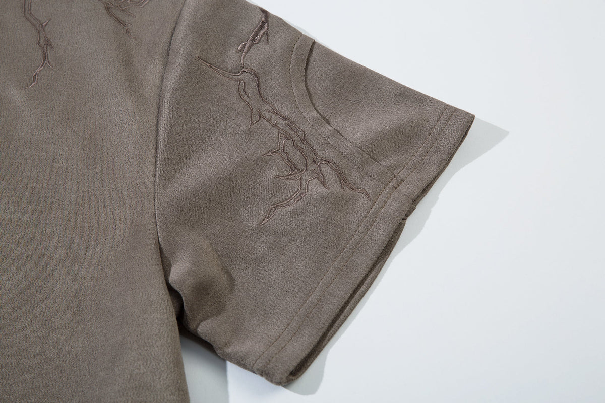 JKPTWSO | Embroidered Thorn-Frame T-Shirt - product detail