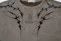 JKPTWSO | Embroidered Tribal Thorn T-Shirt - product detail